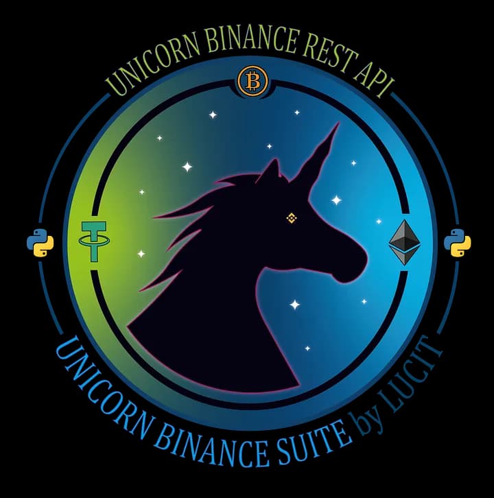 Restful Binance Requests in Python with UNICORN Binance REST API